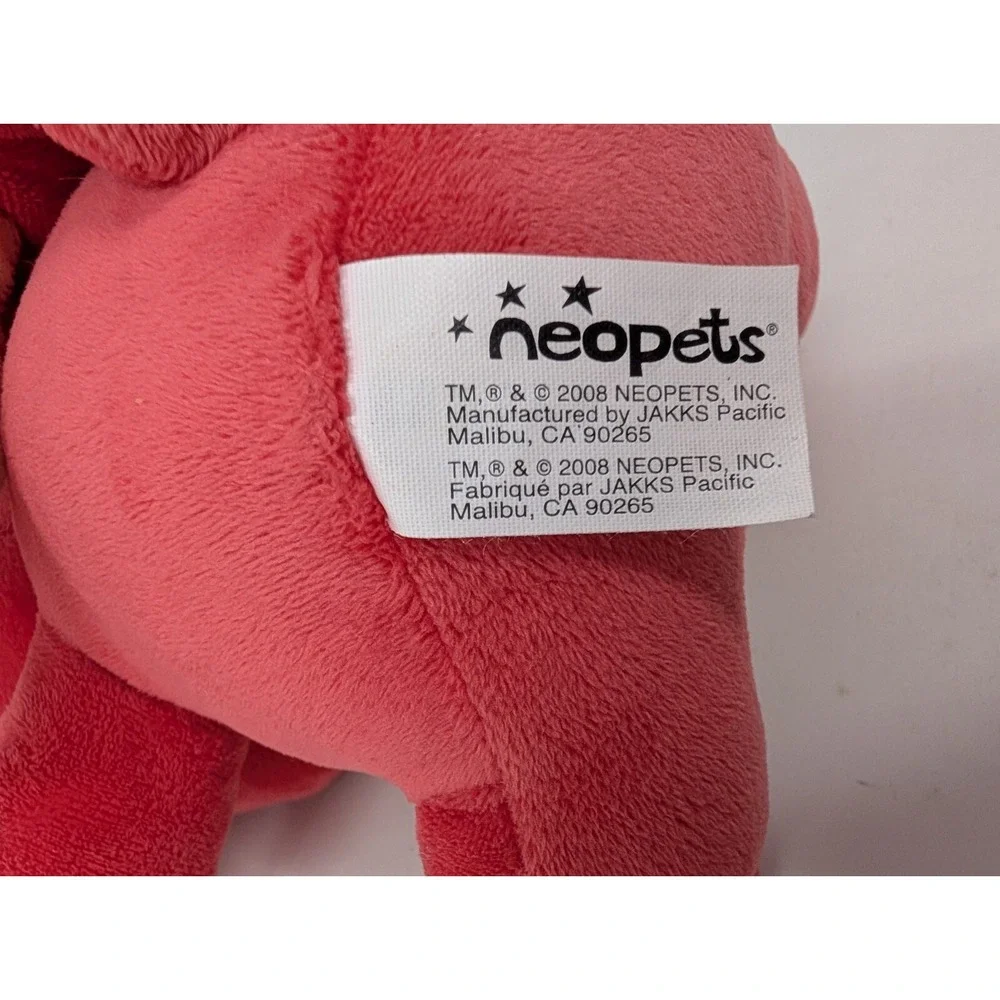 Neopets Red Kacheek Jakks‎ Pacific 2008 Stuffed Toy Plush Plushie